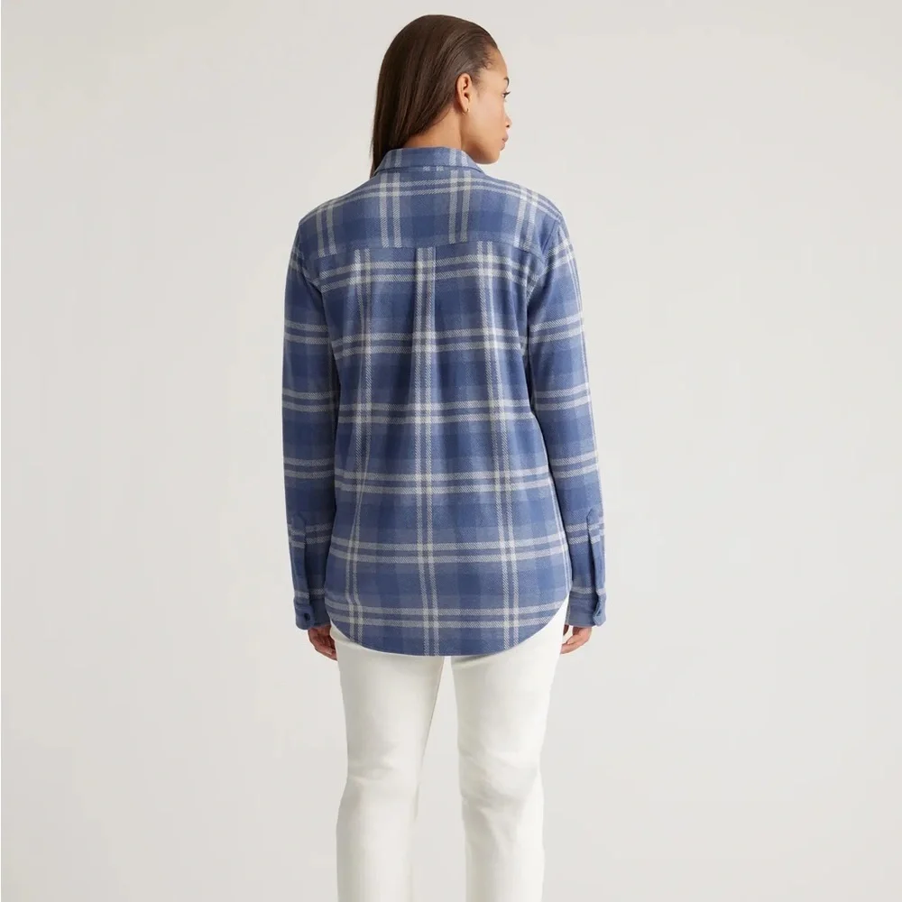 Quince Stretch Sweater Fleece Shirt Size XS